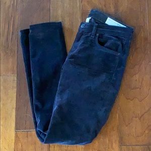Rag & Bone Low Waisted Skinny Corduroy Jeans Sz 26